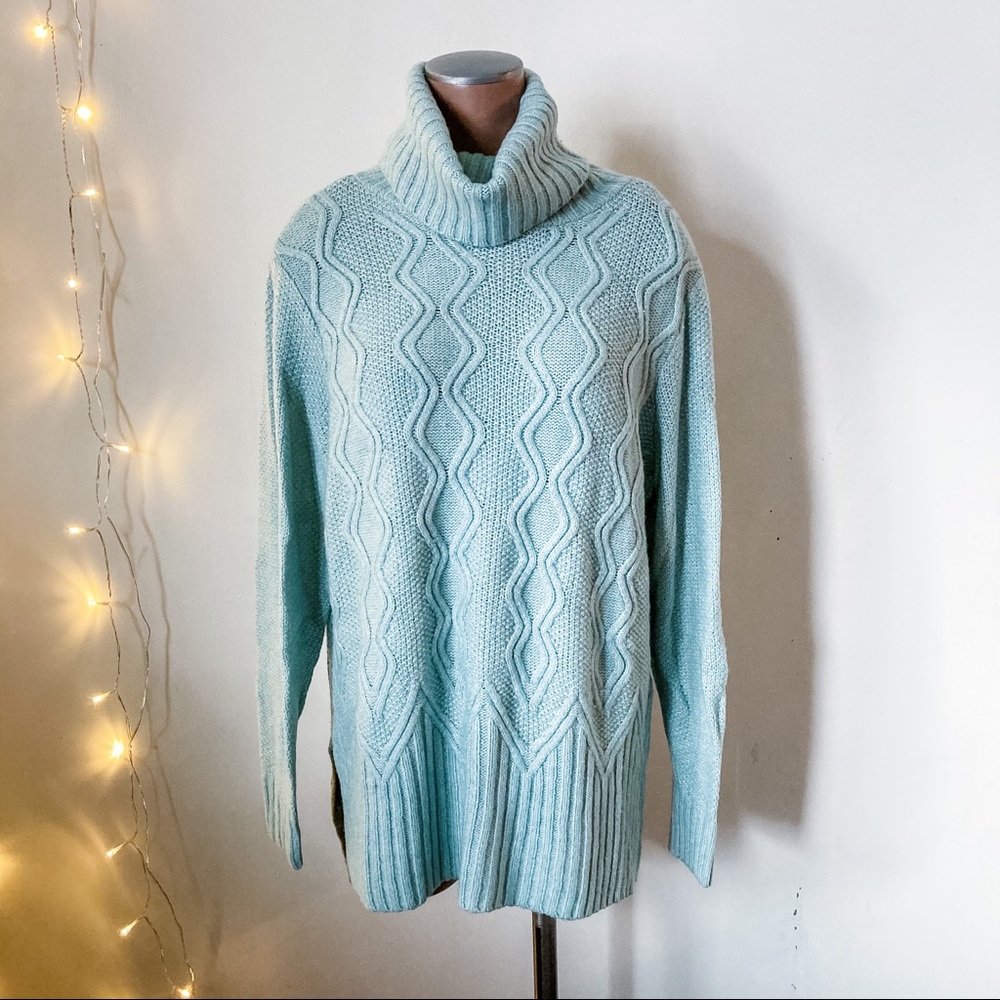 {Sonoma} Textured Knit Turtleneck Sweater